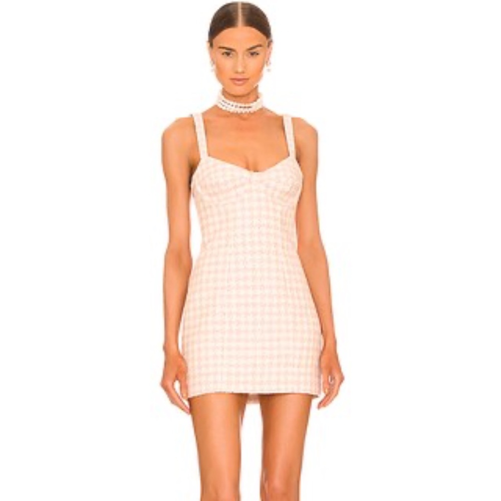 Elegant Pink Mini Dress